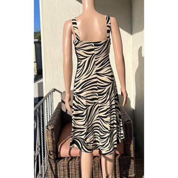 Enfocus Studio Spring Summer Dress Y2K Animal Print Size 4 - Picture 3 of 7